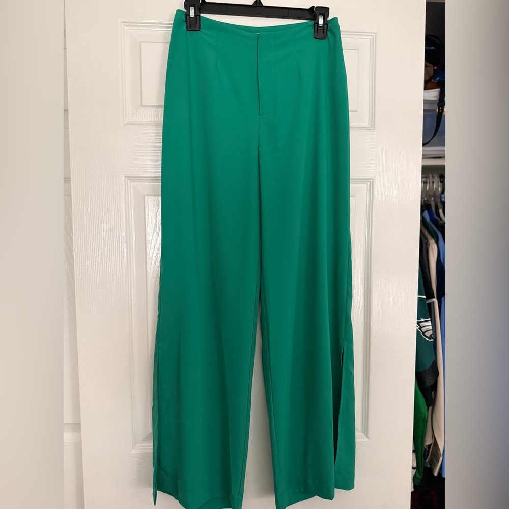 Elegant Green Women's Pantsuit
